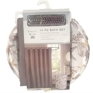 Purity Bath Simone 14 Piece Bath Set Beach Theme